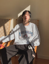 Arkansas Crack Lettering Sweatshirt