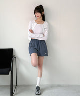 SLIM FIT LOGO CARDIGAN [4color]