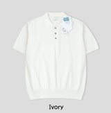 Palette Soft Collar Short Sleeve Knit