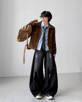 Louis Suede Crop Jacket