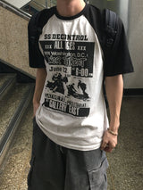 Decontrol オーバーサイズラグラン半袖Tシャツ
