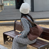 ニュートバッグ (SUEDE BROWN)