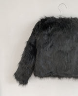 Uress Vintage Fur Jacket (Black)