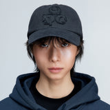 (DUC) シンボルコットンボールキャップ ビンテージブラック