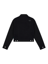 1/2 WEB TRUCKER DENIM JACKET (BLACK)