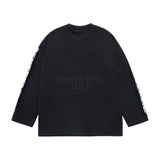 24FW スリーブレタリングロゴロングスリーブブラック
