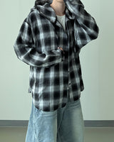 Plan check hood shirt