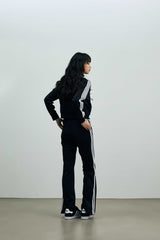 JOEL JERSEY TRACK PANTS / BLACK