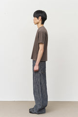Oki Striped Wide Denim