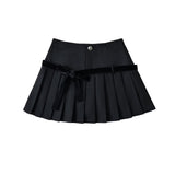 Halftone Pleated Check Skirt 232937697