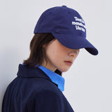 TMV Lettering Ball Cap / Twill Navy