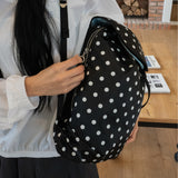 Dot String Rucksack - Black