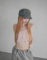 napoleon ruched hat 