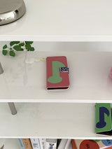 [walletcase] ピンクミュージックノート
