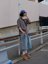 [MDおすすめ] JAPAN カーペンター ブルミューダ デニム パンツ JAPAN
