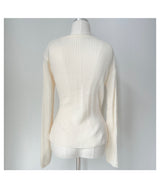 V-neck ribbed button slim fit long sleeve knit wrap cardigan (5 colors)