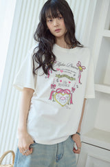 26SS★ Candle Heart Short Sleeve Tee