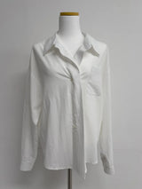 Nut Unbalance Wrap Loose Fit Shirt