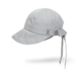VA Stud Ribbon Bonnet Hat / Gray