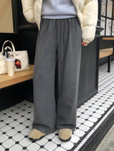 [MADE] ENTOL VELOUR WIDE PANTS