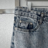 SK スノーフレアフィットデニムパンツ (2 colors)