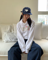 Sufi USA Star Patch Long Sleeve Hooded T-shir