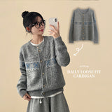 Herrie Ribbon Knit Cardigan