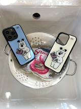 シリアルクリームエポキシバンパースマートフォンケース(Cream Color)