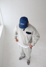 [UNISEX] Coloring fleece half zip-up & jogger pants set