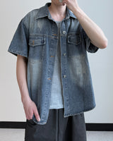 Weather Half Denim Jacket