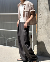 [S/S] Crop pocket check shirts(3color)