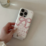 [Mademoment] spring lettering design iphone card case