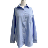  Classic Silket Boxy Soft Pocket Long Sleeve Shirt (3 Colors)