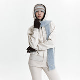 C HAIRY MUFFLER_LIGHT BLUE