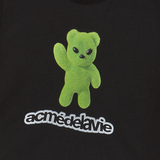 25SS エイリアンベアクロップショートスリーブTシャツ ブラック