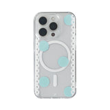 [MADE] [+MagSafe] POLKA LACE PHONE CASE MINT (clear jelly hard)