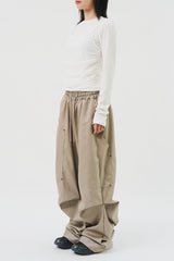 Martin Rivet Wide Pants (3color)