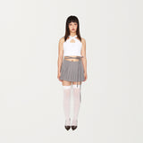 Avant 2-way wrap pleated skirt 003