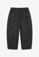 YU Leopard Wide Cotton Banding Pants