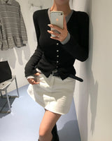 Recipe Long Sleeve Knit Cardigan