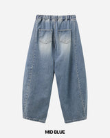Ocean Curved Denim Pants