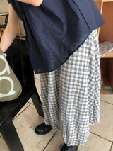 Flow check skirt