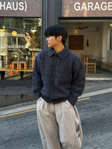 Eden high neck knit cardigan