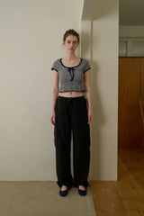 Pocket work pants_black