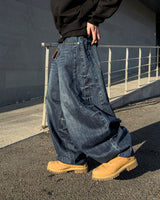 El domingo balloon denim pants