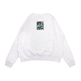 オーバーフィットターンダウンスウェットシャツ (UNISEX)_SYS2TS04LG