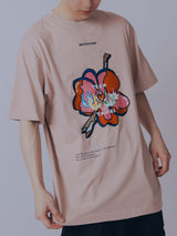 "See You in Paris" フラワーTシャツ(Pink)