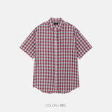 Bear Check Half Shirt (2color)