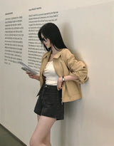 [Belledmade/front pocket] ペッパーフロントポケット3/4デニムショーツ＆ショーツ
