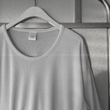B747 Narrow Golgi V-Neck U-Neck Short Sleeve (3 colors)